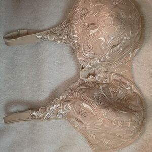 Elegant Lace Bra in Beige